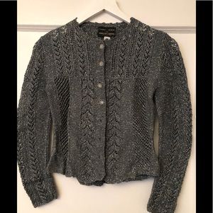 Hand knit evening cardigan